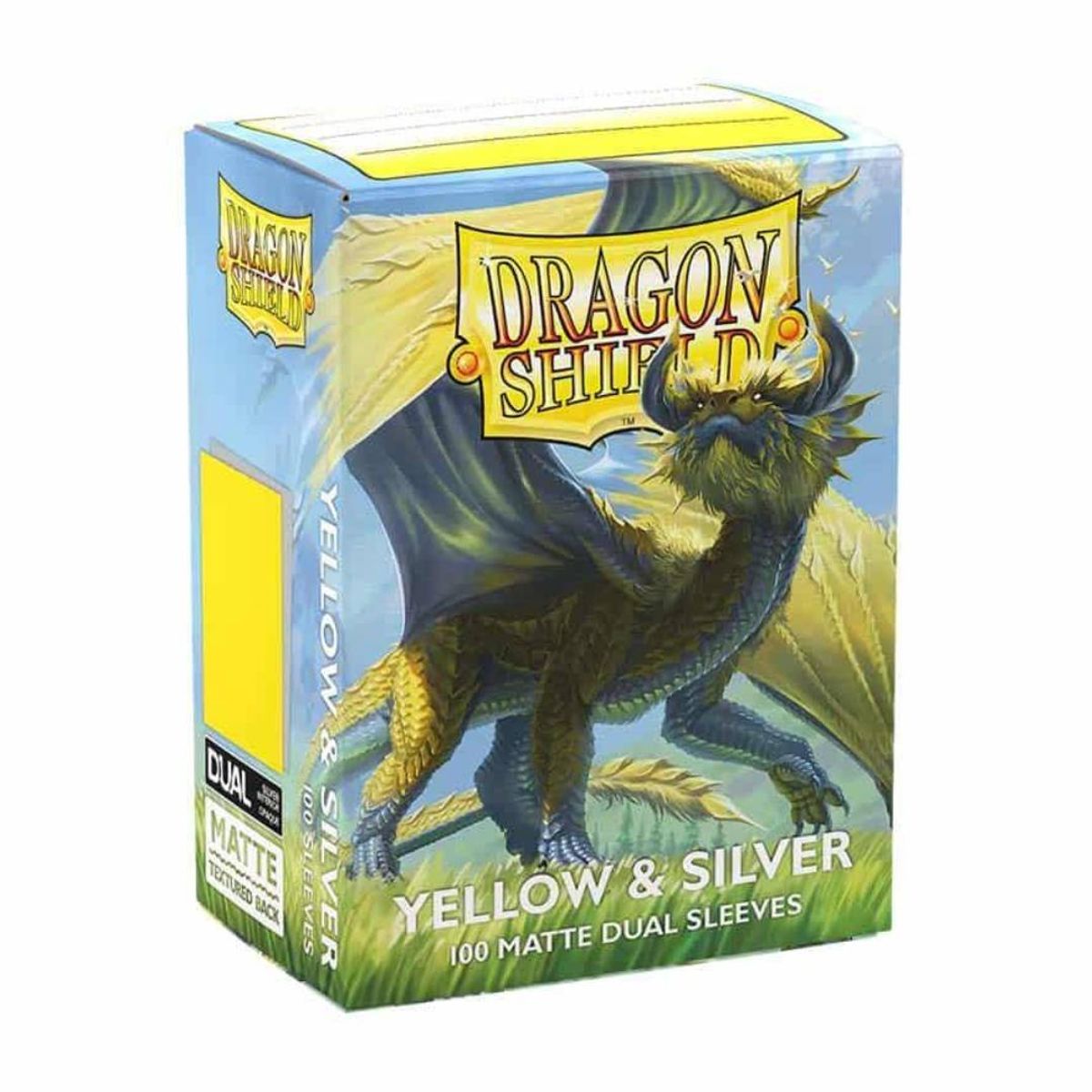 Dragon Shield - Protector Dragon Shield Standard DUAL Matte Yellow & Silver