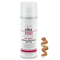 ELTAMD - Protector solar diario con color de amplio espectro SPF 40 48 g