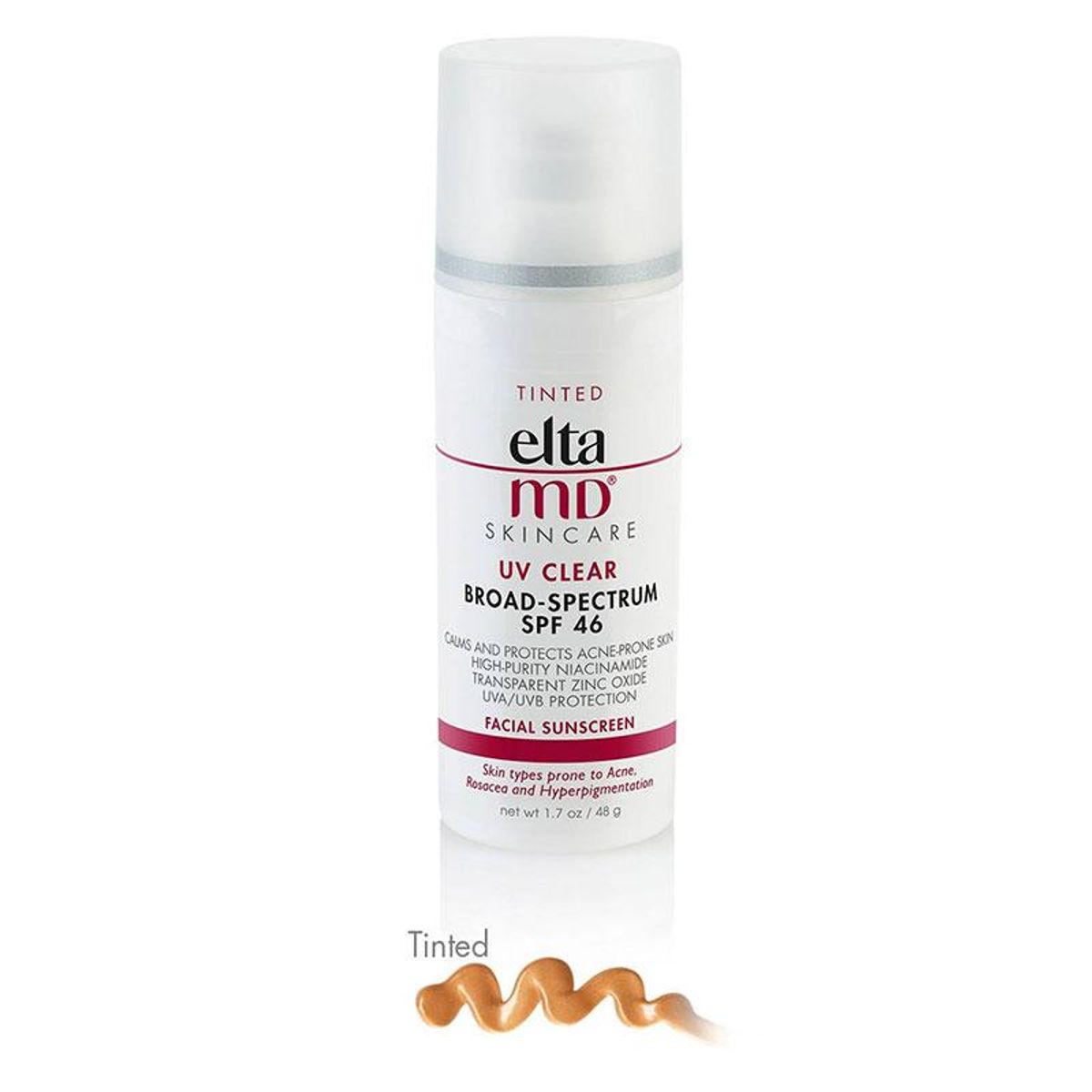ELTAMD - EltaMD - Bomba sin aire de espectro amplio con tinte UV (48g)