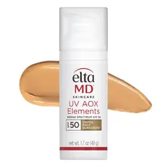 ELTAMD - Protector solar UV AOX Elements con color de amplio espectro SPF 50 50 ml