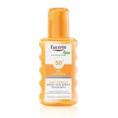 EUCERIN - Spray solar transparente Oil Control Dry Touch SPF 50+ 200 ml