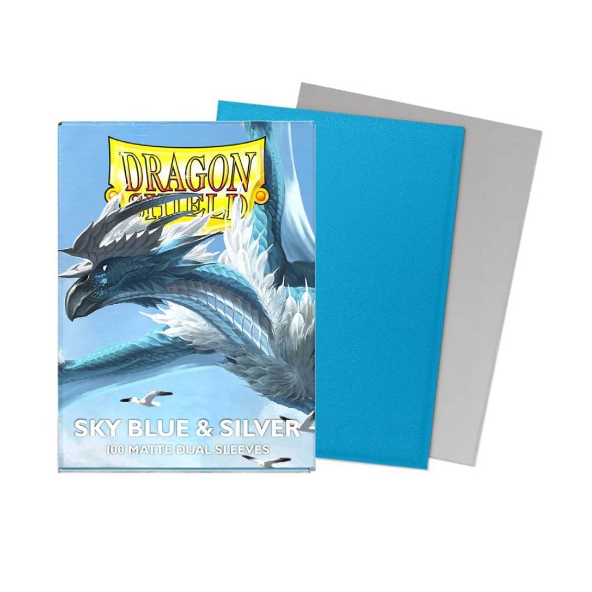 Dragon Shield - Protector Dragon Shield Stndard DUAL Matte Sky Blue & Silver