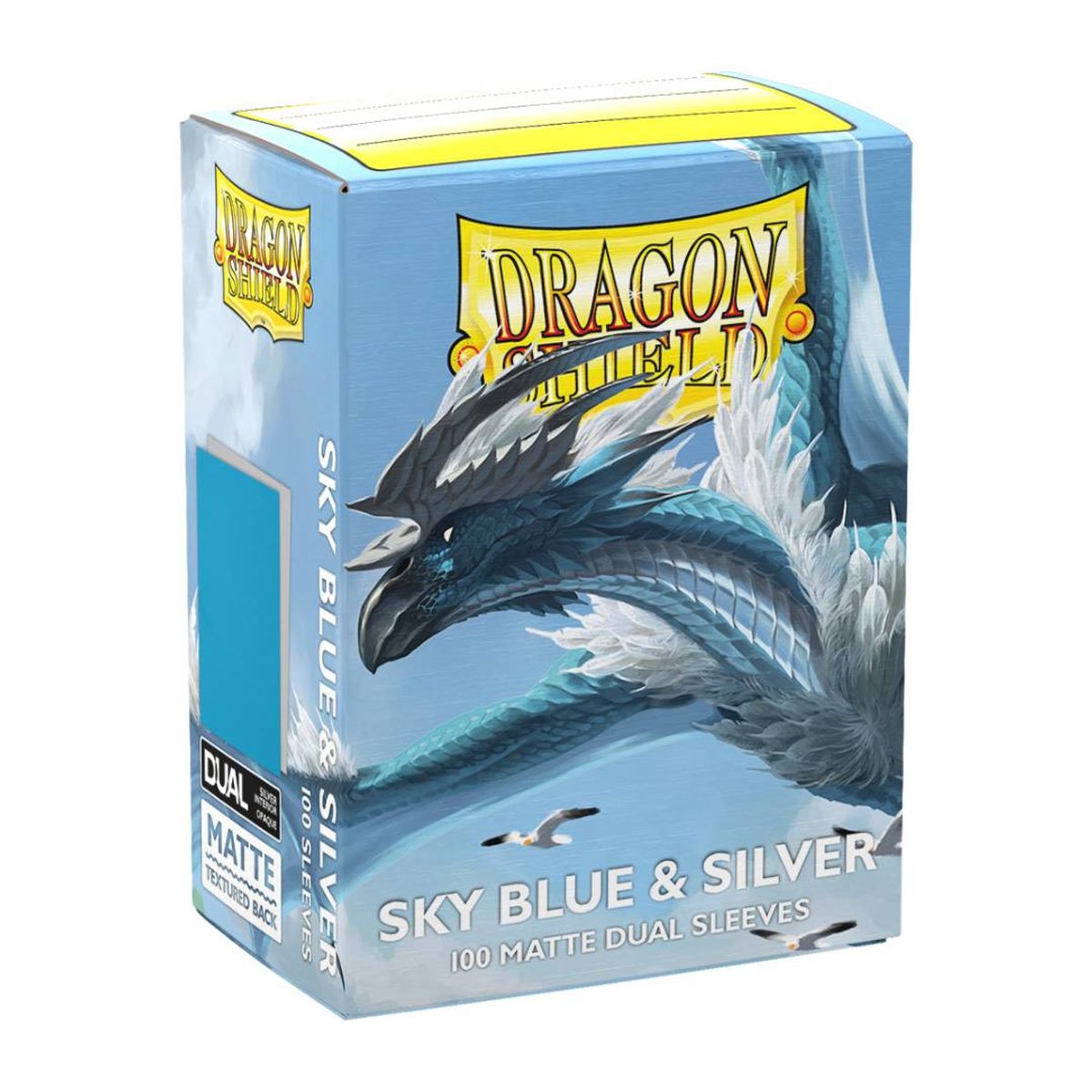 Dragon Shield - Protector Dragon Shield Stndard DUAL Matte Sky Blue & Silver