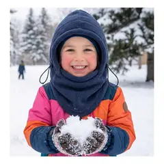 EKOL TACTICA MILITAR - Gorro Pasamontañas De Polar Ajustable Para Niños Niñas Invierno