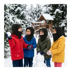 EKOL TACTICA MILITAR - Gorro Pasamontañas De Polar Ajustable Para Niños Niñas Invierno
