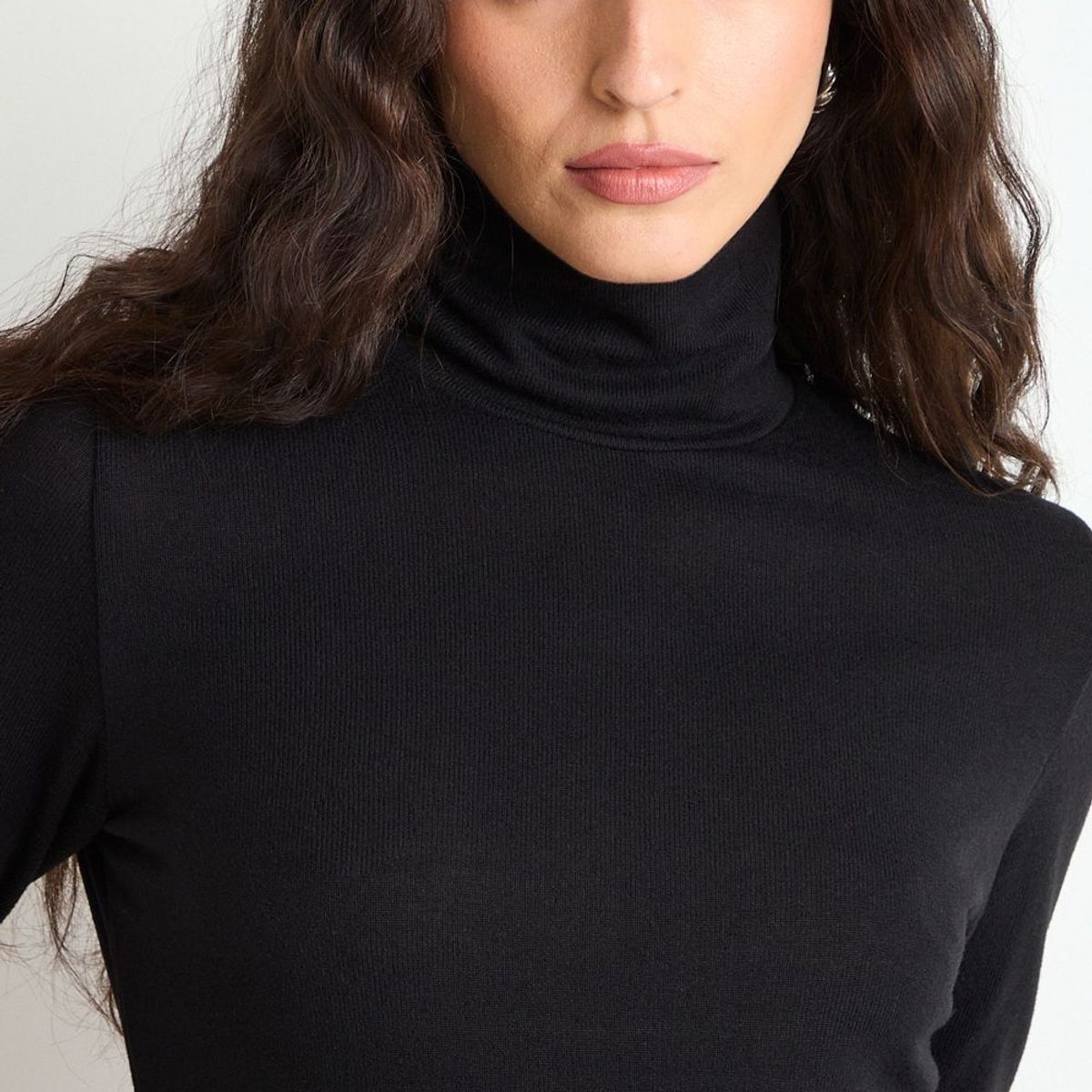 ASH - Polera Manga Larga Mujer Negro Ash