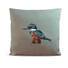 REINVENTARTE - Funda de cojín Martin Pescador Beige - No incluye relleno