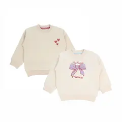 BUBBLE GUMMERS - Polerón Niña Bubblegummers Uraba Gris