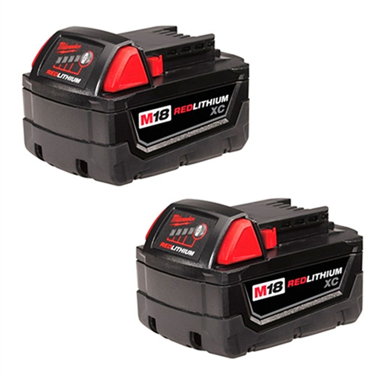 MILWAUKEE - KIT 2 BATERIAS DE ION LITIO MILWAUKEE 18V REDLITHIUM 3.0AH