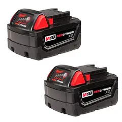 MILWAUKEE - KIT 2 BATERIAS DE ION LITIO 18V REDLITHIUM 3.0AH