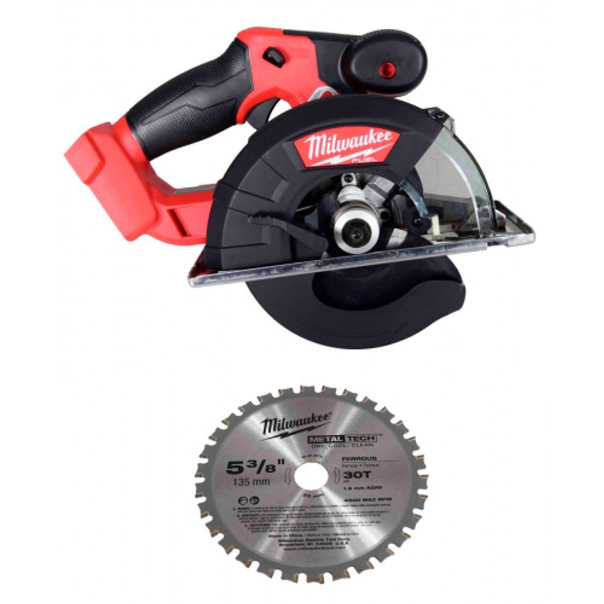SIERRA CIRCULAR INALAMBRICA 5.78 CORTE METAL FUEL MILWAUKEE, marca MILWAUKEE - Foto Principal