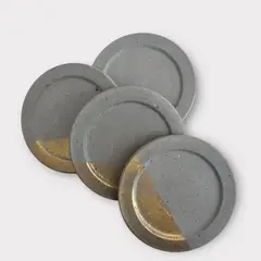 BETOH - Posavasos Hormigón Oro