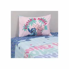 GENERICO - Sabana 1.5 plaza infantil microfibra stitch