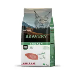 BRAVERY - Chicken Adult Gato 7 kg Alimento Seco
