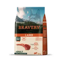 BRAVERY - Lamb Adult Razas Medianas Grandes 12 kg