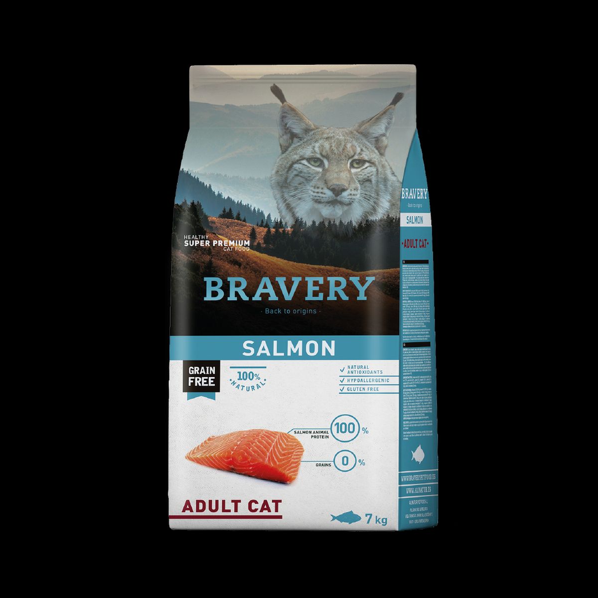 BRAVERY - Bravery Salmon Adult Gato 2 kg Alimento Seco