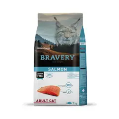 BRAVERY - Salmon Adult Gato 2 kg Alimento Seco