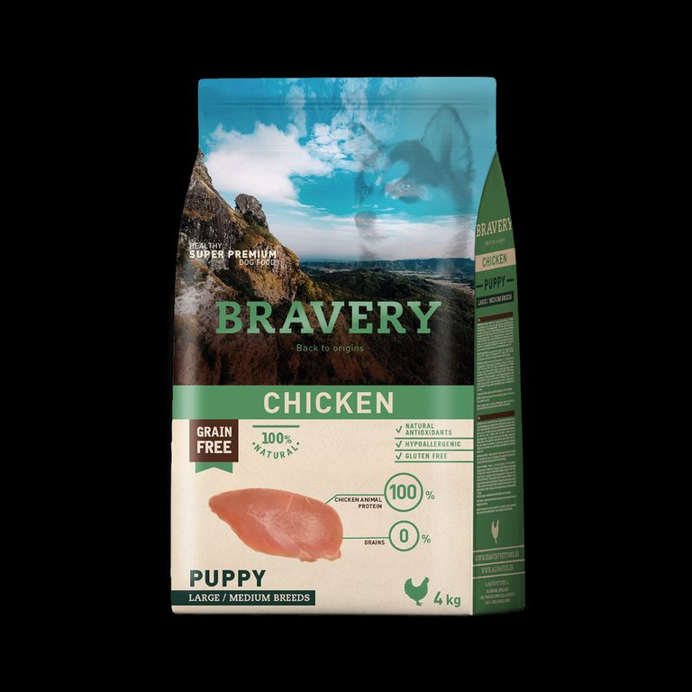 Pollo Perro Cachorro Razas Medianas y Grandes 4 kg