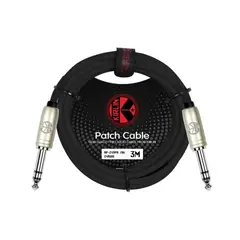 KIRLIN - Cable audio TRS 3 Metros AP-249PR BK