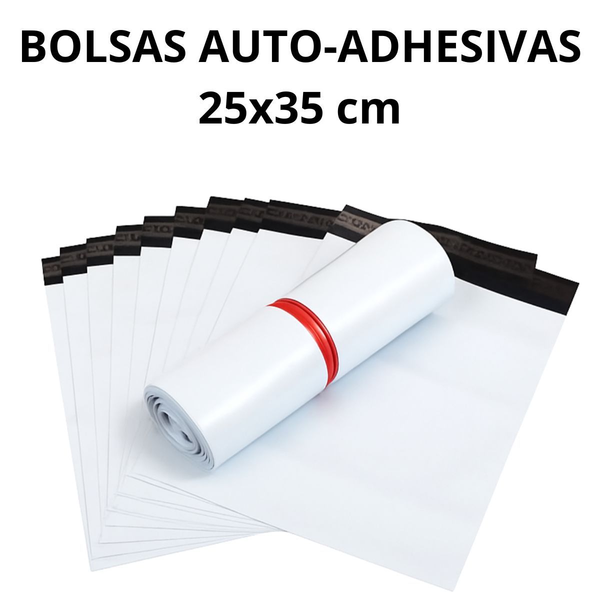 GENERICO - Pack 100 Bolsas Embalajes Courier Sobre Autoadhesivo 25*35cm