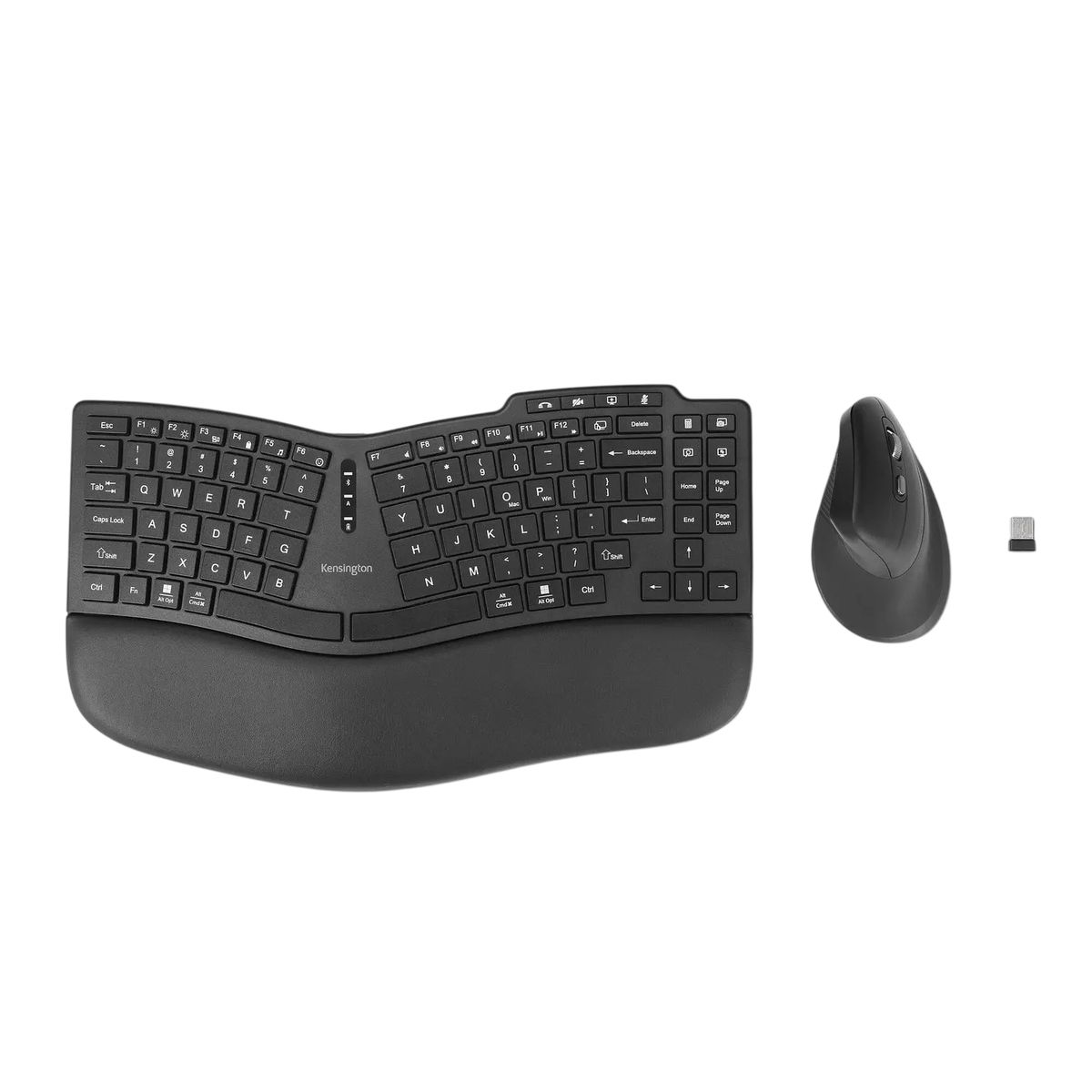 KENSINGTON - Kensington K75492ES KM675 EQ Kit Teclado y Mouse Inalámbrico, Negro