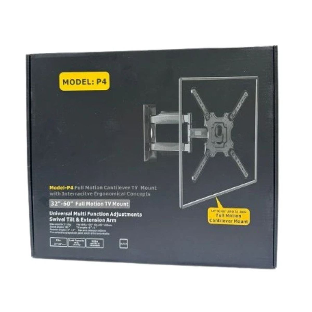 GENERICO - Soporte Para TV Modelo P4 Movimiento Completo 32” 65”