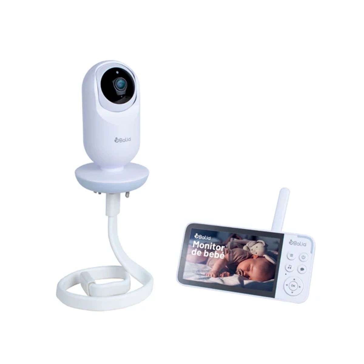 BALIA - Monitor de Bebé con Cámara 360° y Visión Nocturna  Balia
