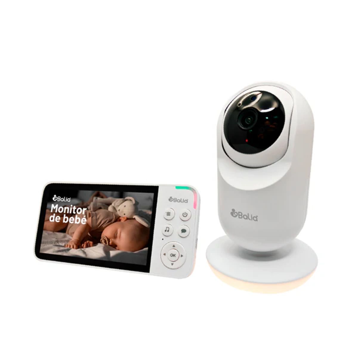 BALIA - Monitor de Bebé con Cámara 360° y Visión Nocturna  Balia