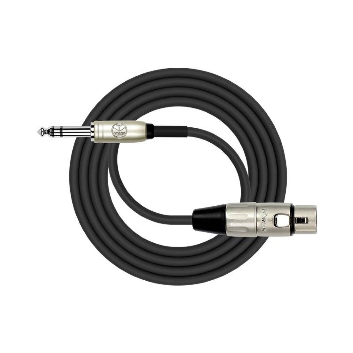 KIRLIN - Cable de Micrófono XLR a TRS 3 Metros Kirlin MP-484PR BK