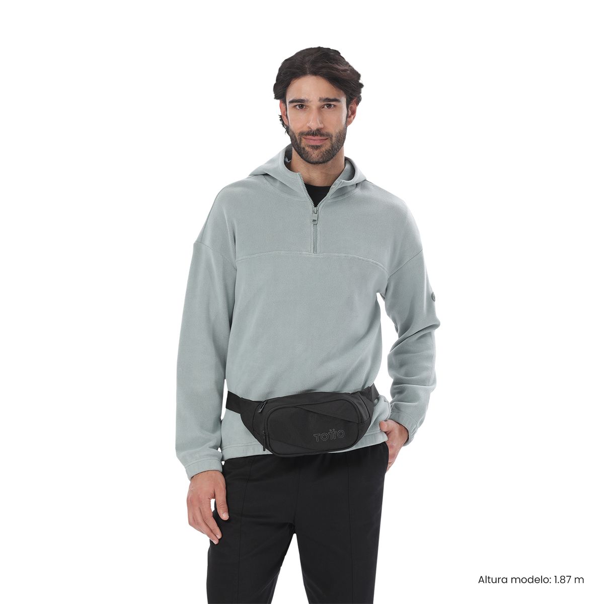 TOTTO - Banano Unisex Dragonar Nilo Grande color Negra