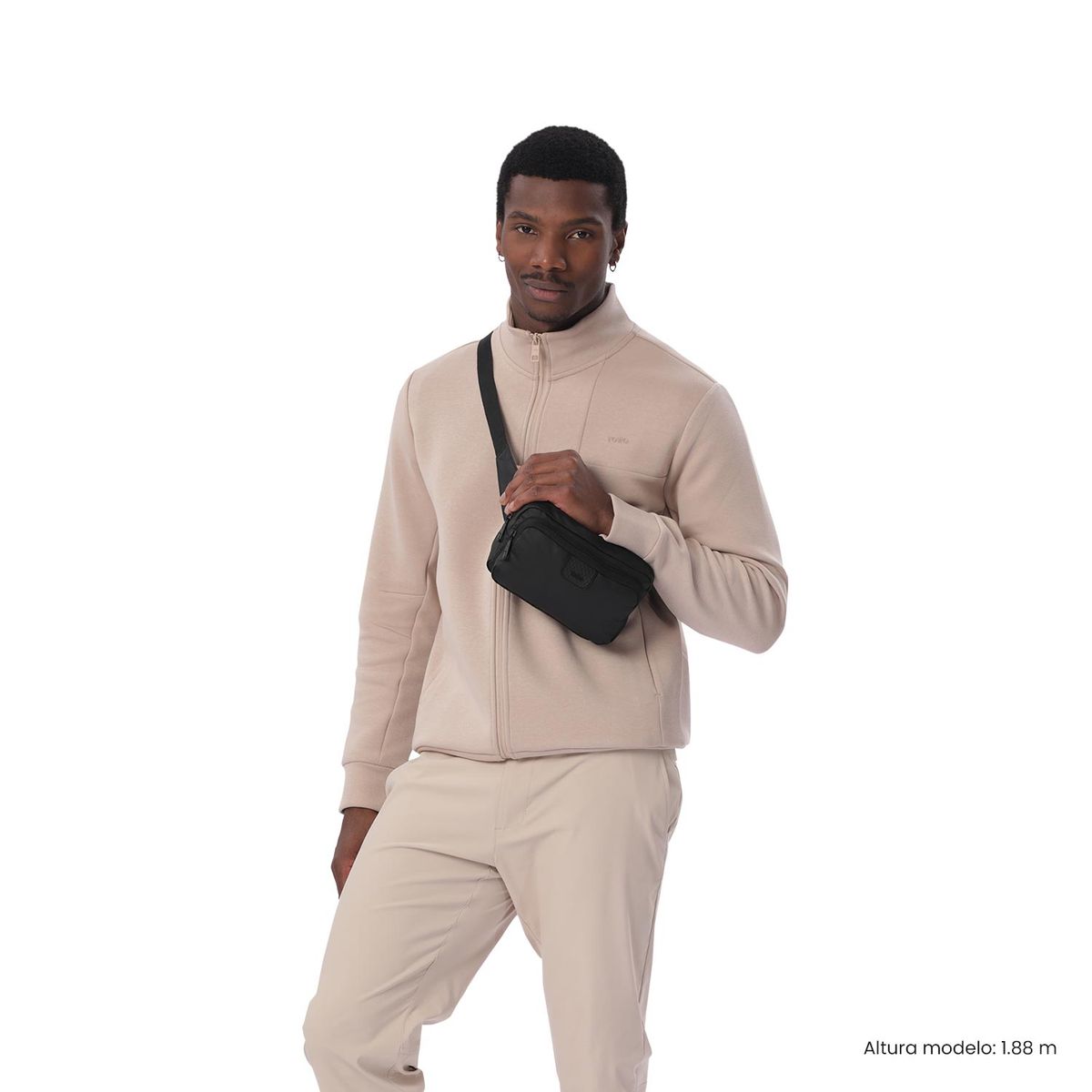 TOTTO - Banano Unisex Chill Mediana color Negro