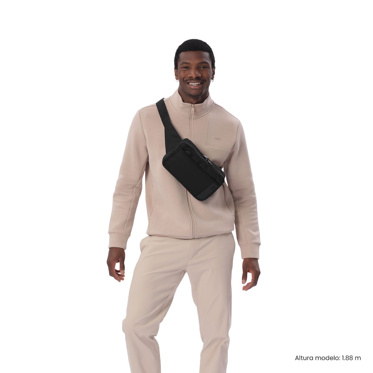 TOTTO - Banano Unisex Chill Grande color Negra