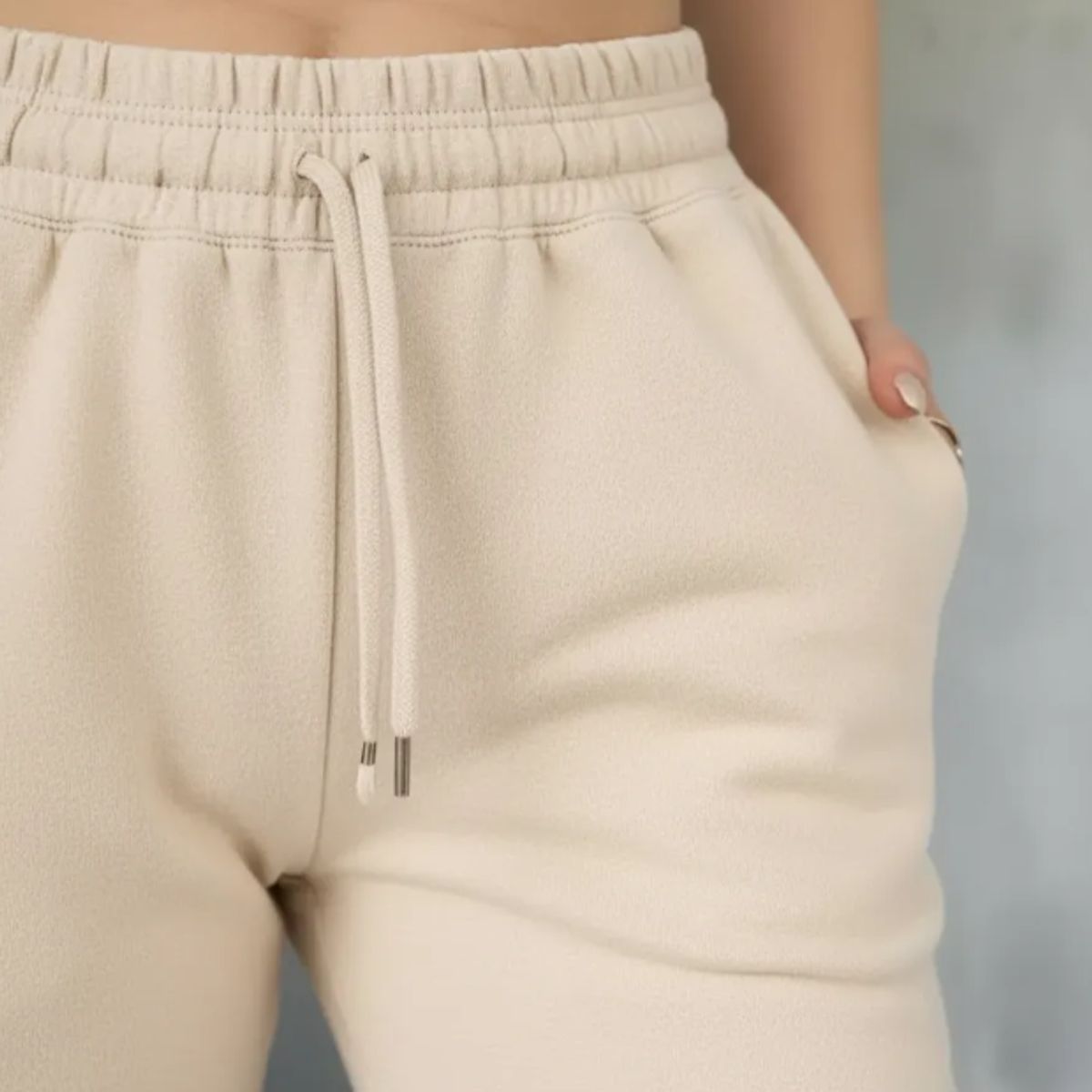 AGW - Pantalon Buzo Con Puño 100% Algodón Mujer