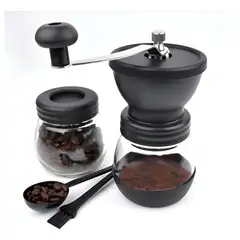 GENERICO - Molinillo De Café Moledor Manual De Granos Café Y Semillas Color Negro BELUG