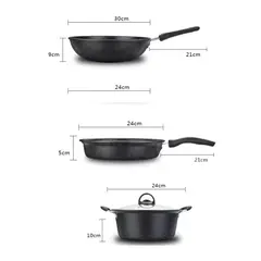 GENERICO - Juego De Ollas Set Utensilios De Cocina Antiadherentes