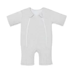 CELLBOX - Saco de Dormir Nido Mágico Pijama Algodón Para Bebé - Sueño Seguro y Cómodo Talla S Gris