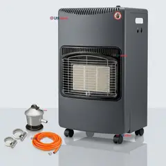 LINE - Calefactor A Gas Licuado 5kg A 15kg Plegable Interior Exterior Con Accesorios