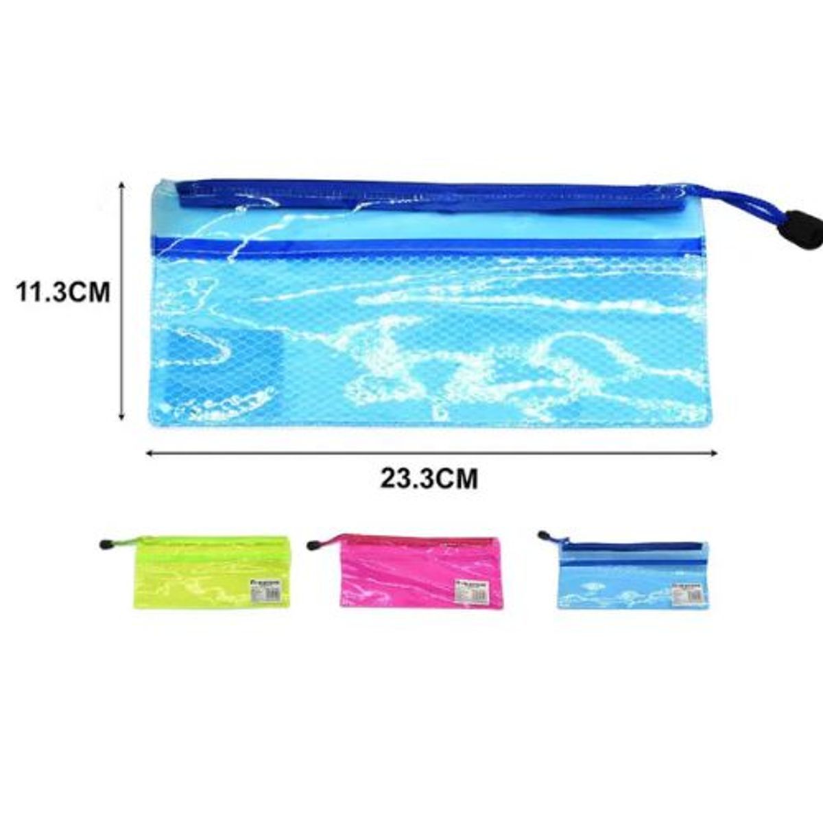 GENERICO - SOBRE DE PVC CON CREMALLERA 23.3CM