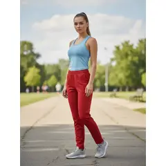 AGW - Pantalón Buzo Recto 100% Algodón Mujer