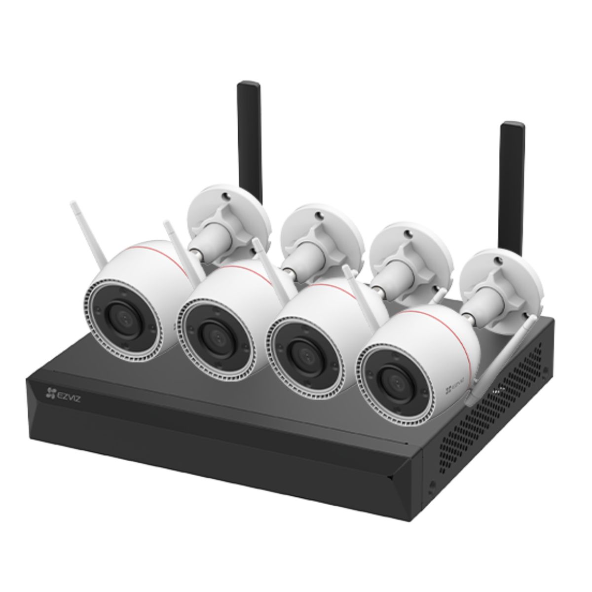 EZVIZ - Kit de Seguridad EZVIZ NVR 4 Canales + 4 Cámaras H3c 3K (5MP)