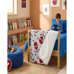 GENERICO - Manta Polar con Reverso Sherpa 127 x 152 cm Diseño Estampado