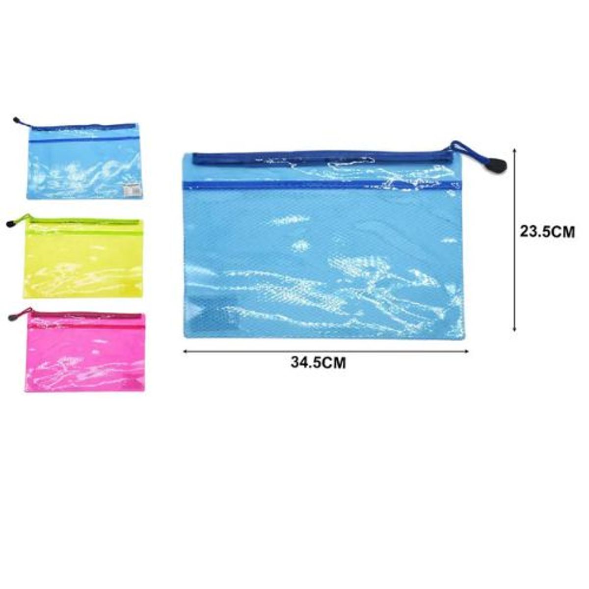 GENERICO - SOBRE DE PVC CON CREMALLERA 34.5CM