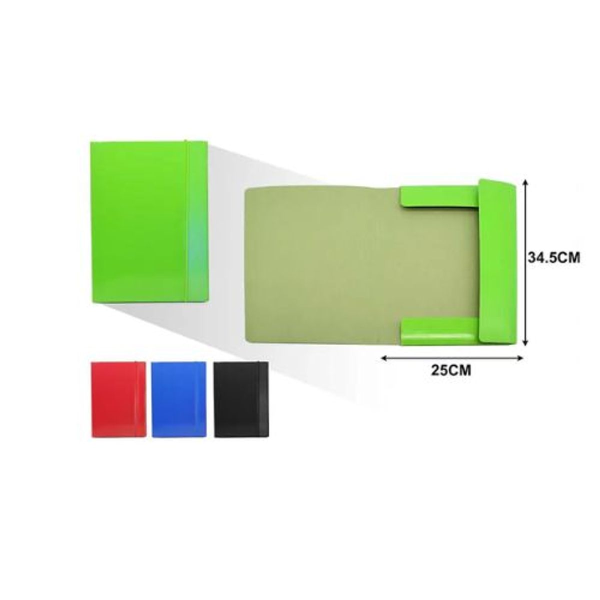 GENERICO - CARPETA 34.5X25CM COLORES SURTIDOS