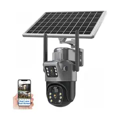 GENERICO - Cámara De Seguridad Inalámbrica Solar Wifi 4K