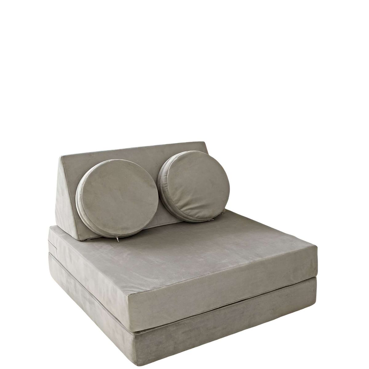 GENERICO - Sofá Modular de Juegos 5 Piezas - Construcción Resistente para Pequeños Arquitectos rosa gris c.