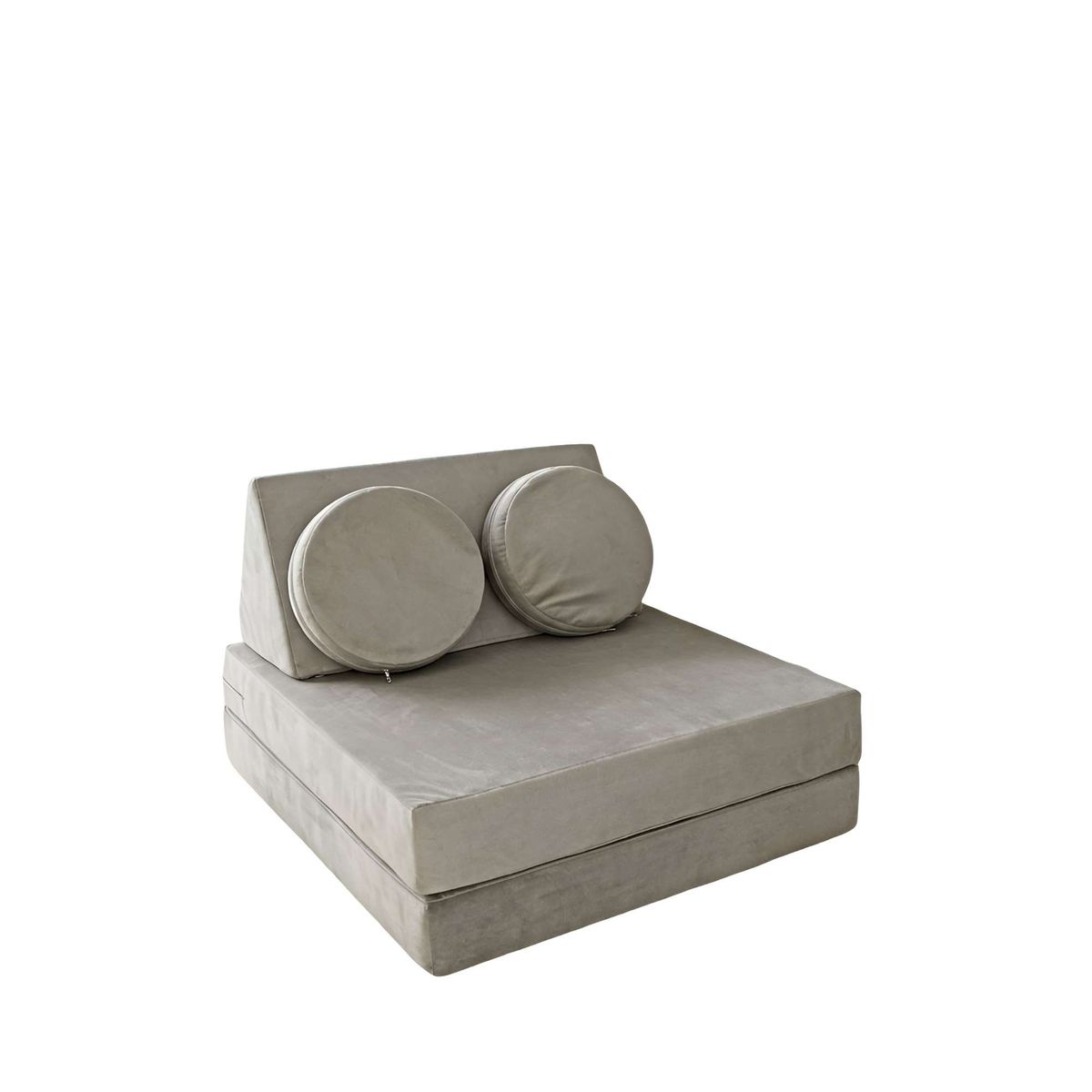 GENERICO - Sofá Modular de Juegos 5 Piezas - Construcción Resistente para Pequeños Arquitectos rosa gris c.