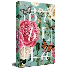 PENGUIN RANDOM HOUSE - Biblia Rvr1960 Letra Grande 10,5 Tapa Dura Jardin Flores