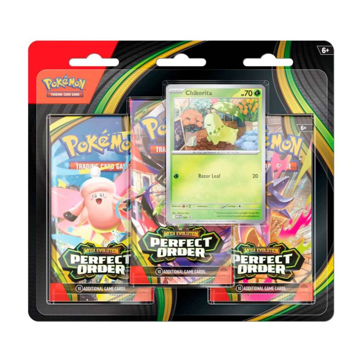 POKEMON - Pokemon TCG: Mega Evolution Perfect Order 3-Pack Blister