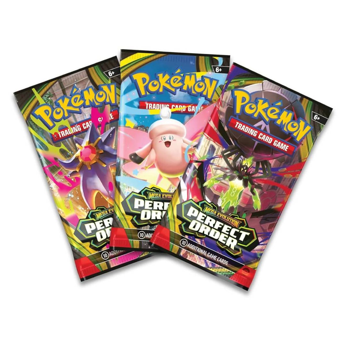 POKEMON - Pokemon TCG: Mega Evolution Perfect Order 3-Pack Blister