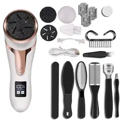 PUREPOWER - Removedor de callos para pies recargable Con kit de pedicura para Pedicura Profesional y Cuidado